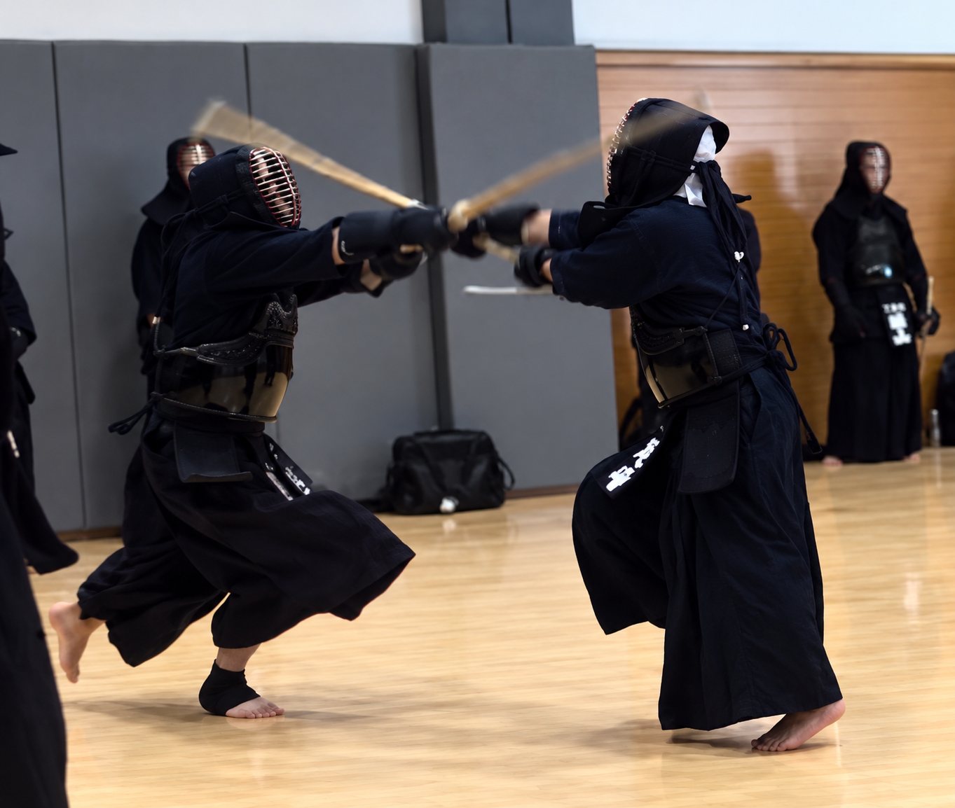 剣道の稽古風景